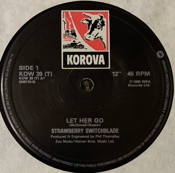 Strawberry Switchblade : Let Her Go (12", Single, PRS)