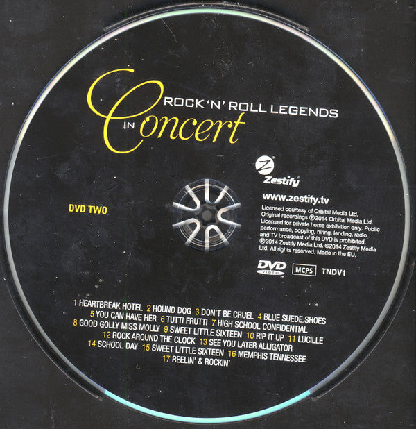 Various : Masters Of Song - Rock'N*Roll Legends In Concert (2xDVD, Comp)
