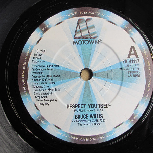 Bruce Willis : Respect Yourself (7", Single)
