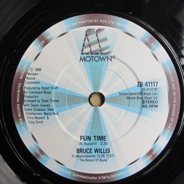 Bruce Willis : Respect Yourself (7", Single)