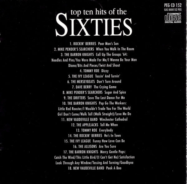 Various : Top Ten Hits Of The Sixties (CD, Comp)