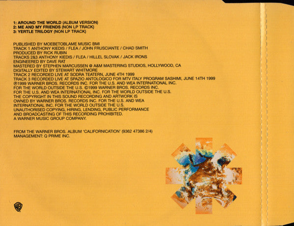 Red Hot Chili Peppers : Around The World (Minimax, Single, Ltd, CD2)