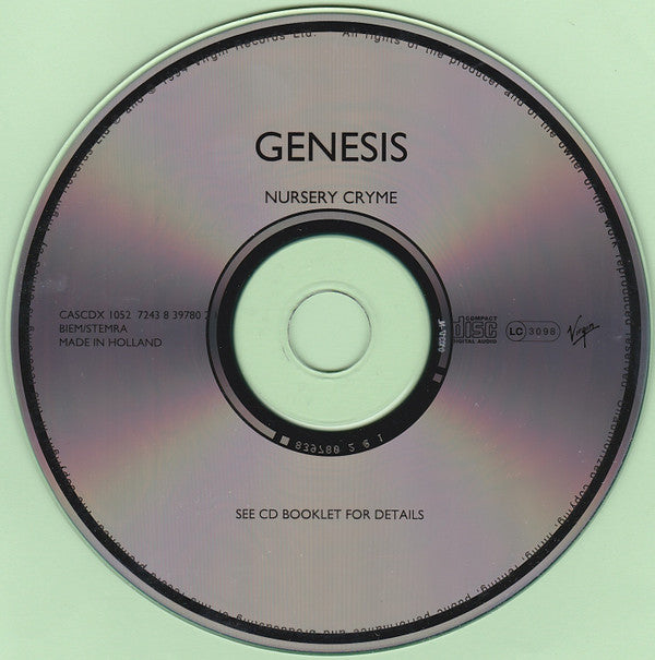Genesis : Nursery Cryme (CD, Album, RE, RM)