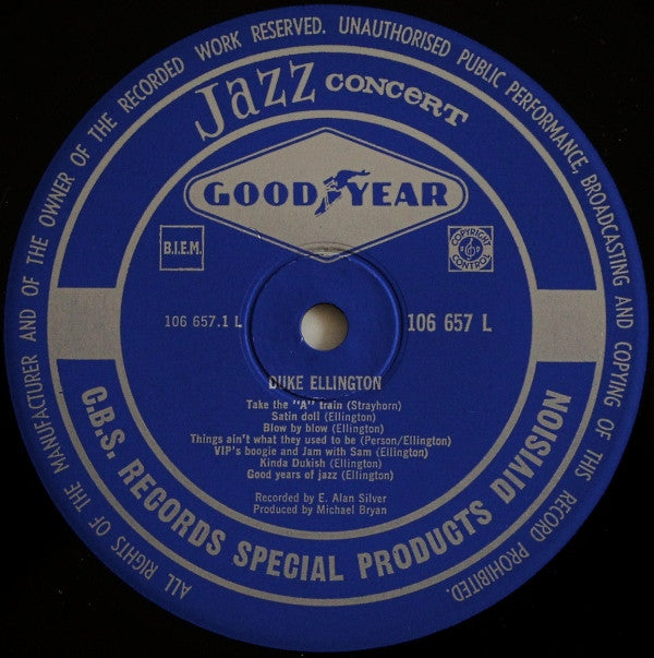 Duke Ellington / Bobby Hackett : Jazz Concert (LP, Album)