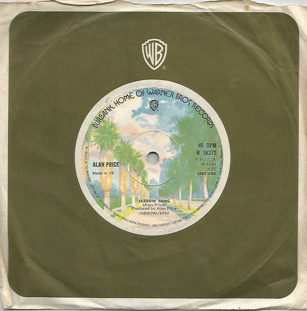 Alan Price - Jarrow Song (7) (Very Good (VG)) - DaddyPop