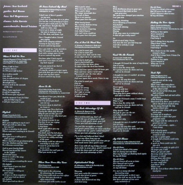 Linda Ronstadt With Nelson Riddle And His Orchestra : Lush Life (LP, Album)