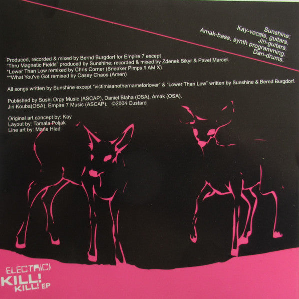 Sunshine (6) : Electric! Kill! Kill! EP (CD, EP, Ltd)