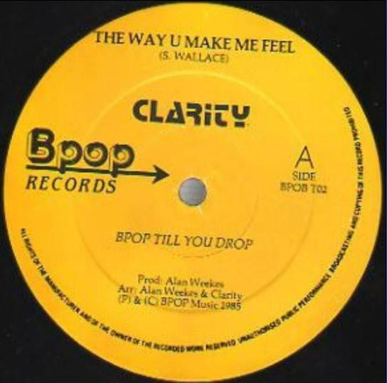 Clarity (3) : The Way U Make Me Feel (12")