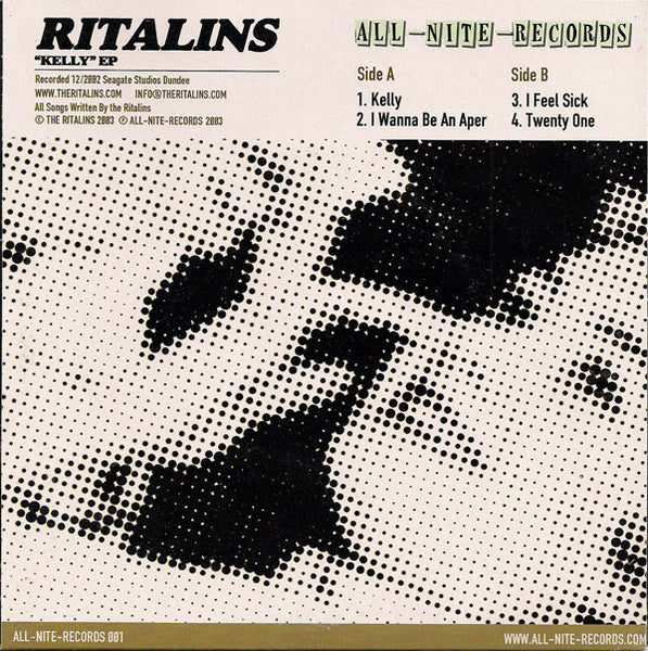 The Ritalins : Kelly (7", EP)