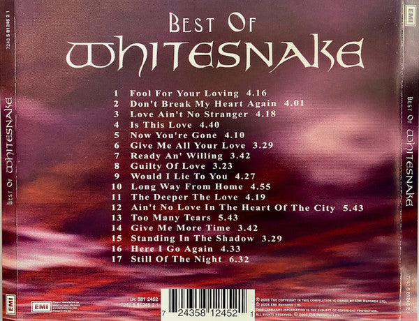 Whitesnake : Best Of Whitesnake (CD, Comp, RE)