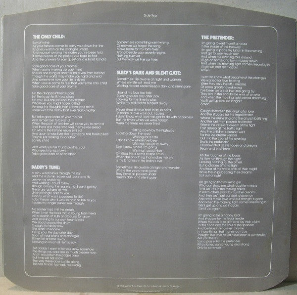 Jackson Browne : The Pretender (LP, Album, Isl)