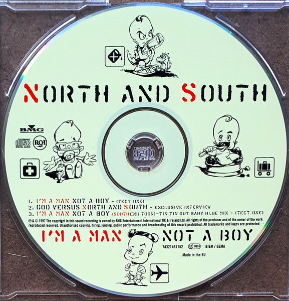 North And South : I'm A Man Not A Boy (CD, Single, CD2)