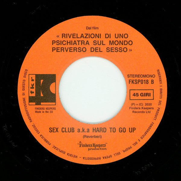 Gianfranco Reverberi, Romolo Forlai : Rivelazioni Di Uno Psichiatra Sul Mondo Perverso Del Sesso (7", Single, Ltd)
