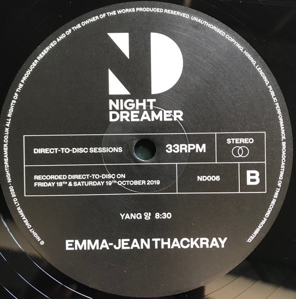 Emma-Jean Thackray : Um Yang 음 양  (12", EP)