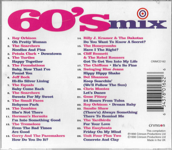Various : 60's Mix (CD, Comp, Mixed)