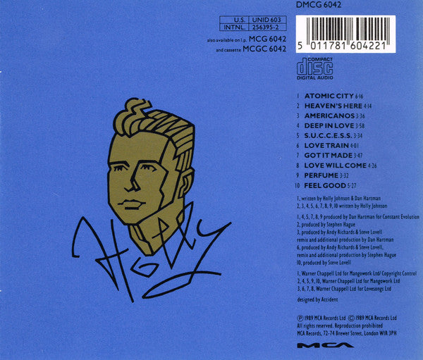 Holly Johnson : Blast (CD, Album)