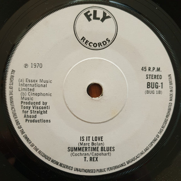 T. Rex : Ride A White Swan (7", Single, Sol)