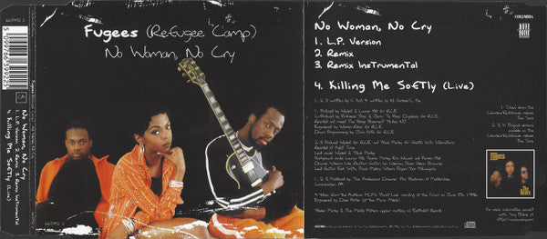 Fugees : No Woman, No Cry (CD, Single, CD1)