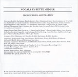 Bette Midler : Beaches (Original Soundtrack Recording) (CD, Album, RE)