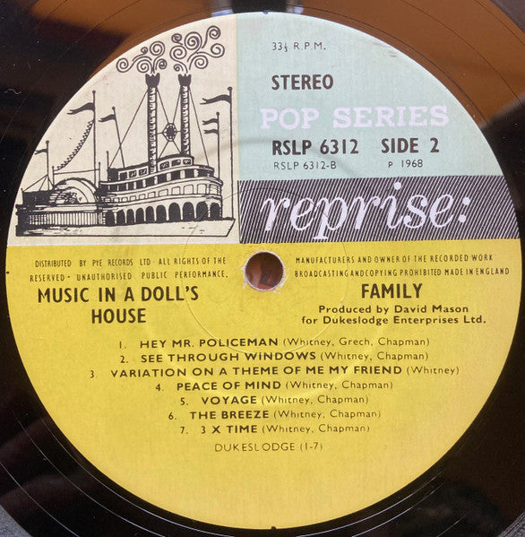 Family (6) : Music In A Doll's House (LP, Album)