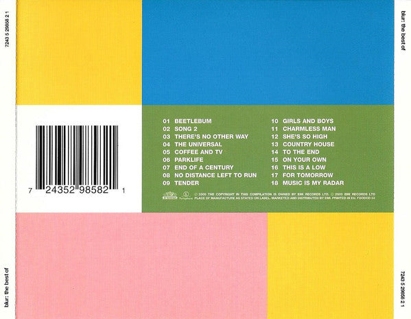 Blur : The Best Of (CD, Comp, EMI)
