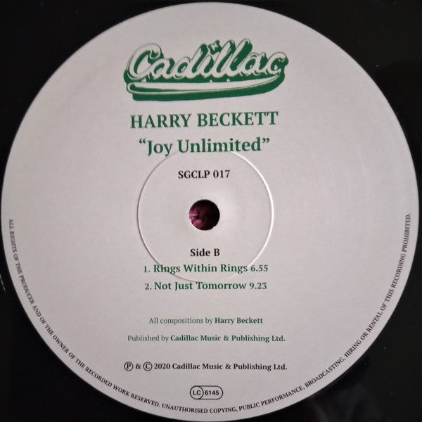Harry Beckett : Joy Unlimited (LP, Album, Ltd, RE, RM)