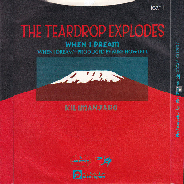 The Teardrop Explodes : When I Dream (7", Single, Pap)