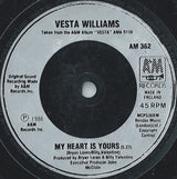 Vesta Williams : Once Bitten Twice Shy (7", Single, Sil)