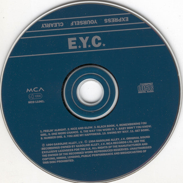 E.Y.C. : Express Yourself Clearly (CD, Album + CD, Ltd, Bon)