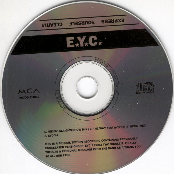 E.Y.C. : Express Yourself Clearly (CD, Album + CD, Ltd, Bon)