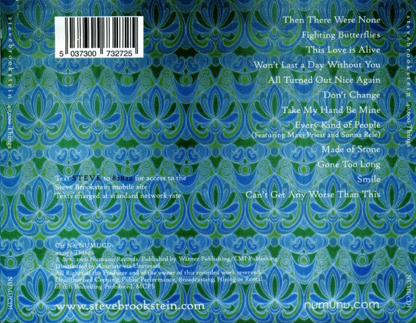 Steve Brookstein : 40,000 Things (CD, Album)