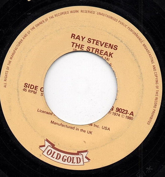 Ray Stevens : The Streak / Misty (7", RE)