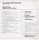 Wolfgang Amadeus Mozart - Lucia Popp : Opernarien Von W.A. Mozart (CD, Album)