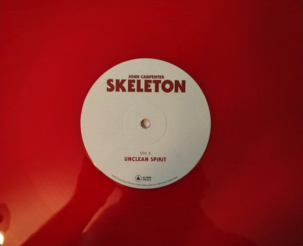 John Carpenter : Skeleton (12", Single, Ltd, Red)
