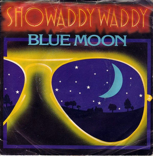 Showaddywaddy : Blue Moon (7", Single, Blu)