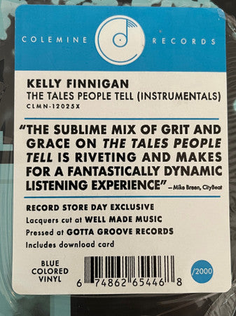 Kelly Finnigan : The Tales People Tell (Instrumentals) (LP, Album, RSD, Ltd, Num, Blu)
