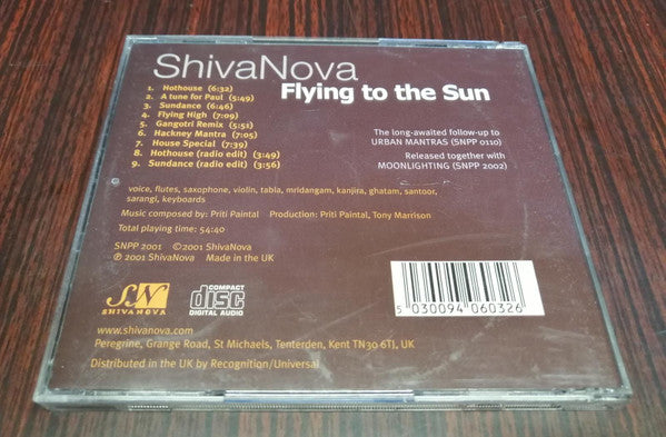 ShivaNova : Flying To The Sun (CD, Album)
