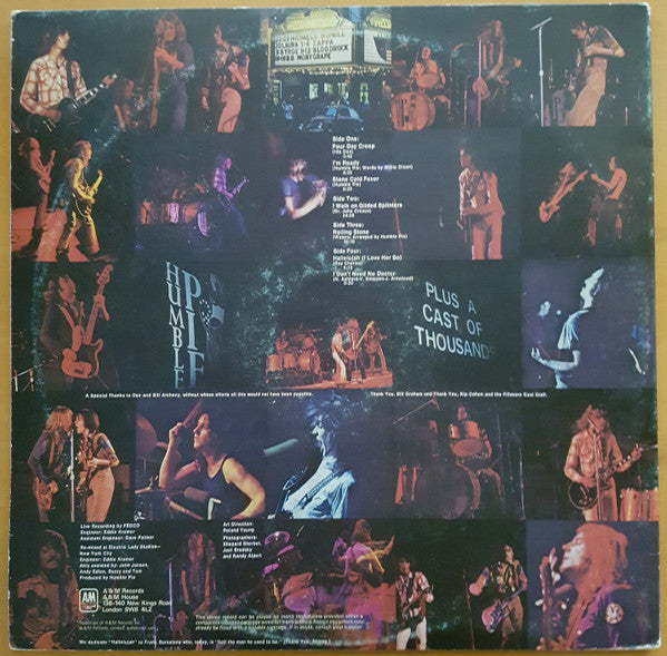 Humble Pie : Performance: Rockin' The Fillmore (2xLP, Album, RE)