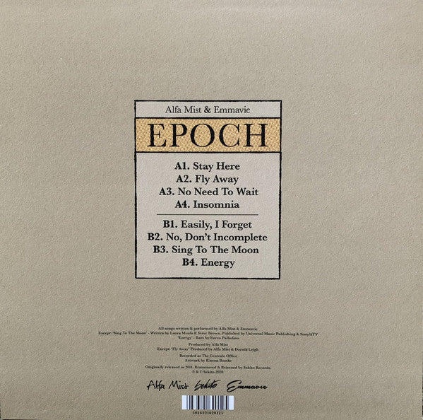 Alfa Mist & Emmavie : Epoch (12", EP, RM)