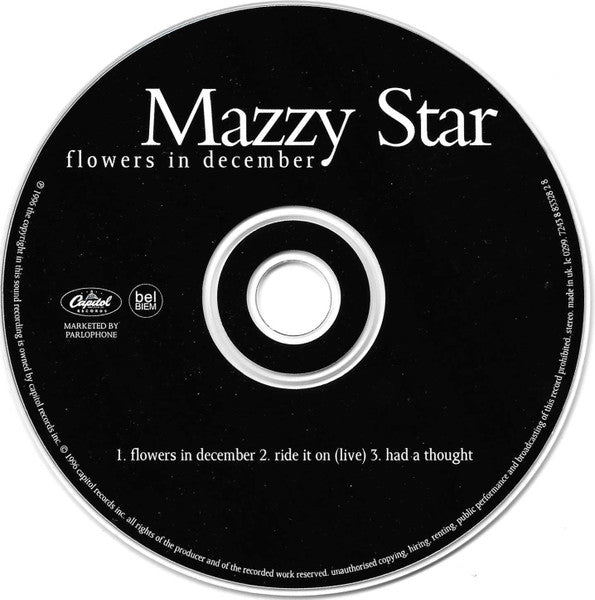 Mazzy Star : Flowers In December (CD, Single, CD2)