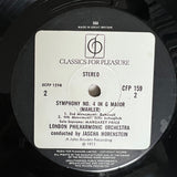 Gustav Mahler, London Philharmonic Orchestra, Jascha Horenstein : Fourth Symphony (LP)