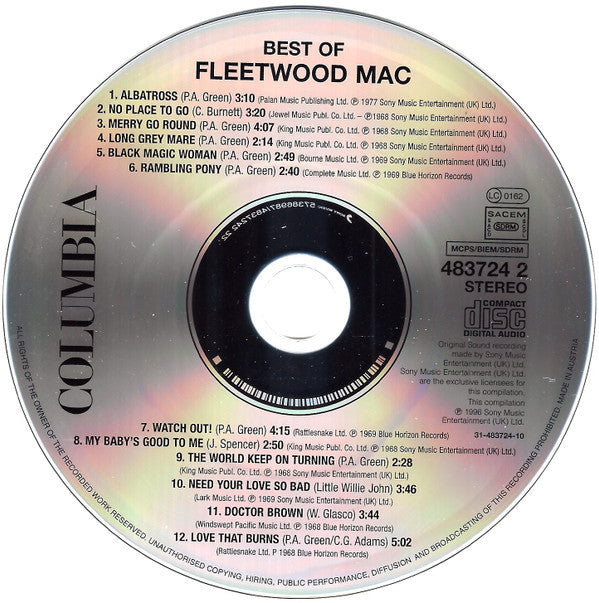 Fleetwood Mac : The Best Of Fleetwood Mac (CD, Comp, RE)