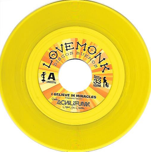 Banda Achilifunk & Original Jazz Orquestra : I Believe In Miracles / No Nos Pararán (7", Ltd, RE, Yel)