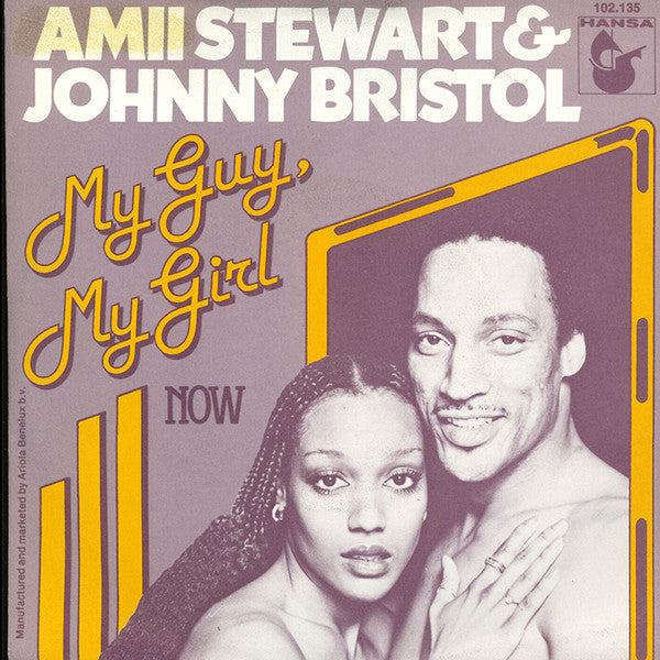 Amii Stewart & Johnny Bristol - My Guy, My Girl (7) (Very Good Plus (VG)) - DaddyPop