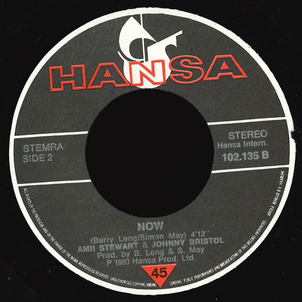 Amii Stewart & Johnny Bristol - My Guy, My Girl (7) (Very Good Plus (VG)) - DaddyPop