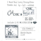 Chic : I Want Your Love / (Funny) Bone (7")