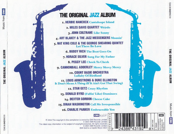 Various : The Original Jazz Album (16 Of The Finest Cuts From The Legends Of Jazz) (CD, Comp)