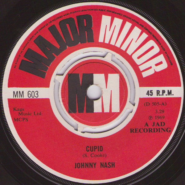 Johnny Nash : Cupid (7", Single)