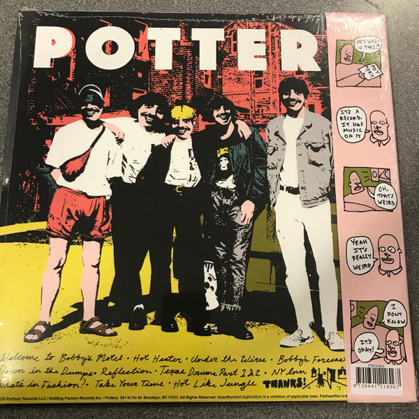 Pottery : Welcome To Bobby's Motel (LP, Album, Ltd, Yel)
