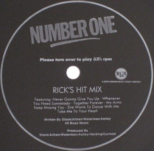 Rick Astley : Rick's Hit Mix (Flexi, 7", S/Sided)